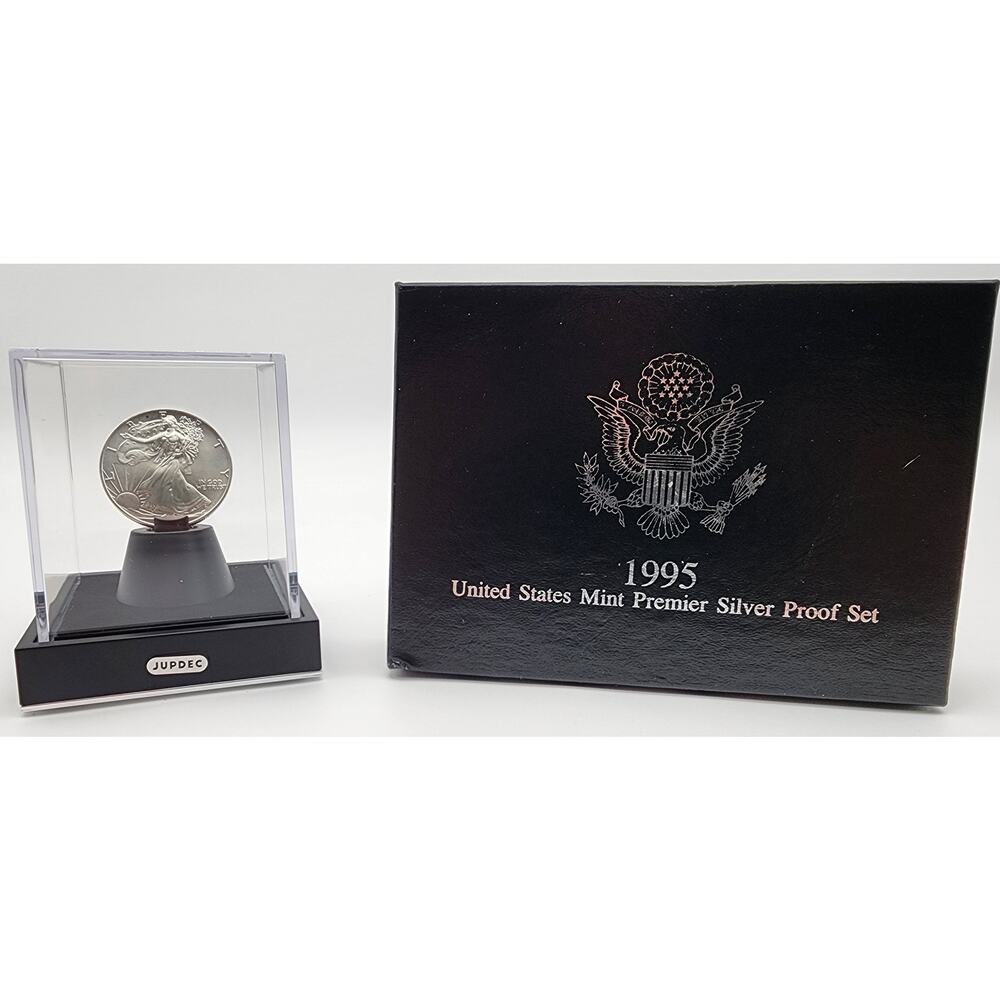 1995 Silver Coin Gift Set • ASE + Premier Proof • Wedding/Birth Year Bundle
